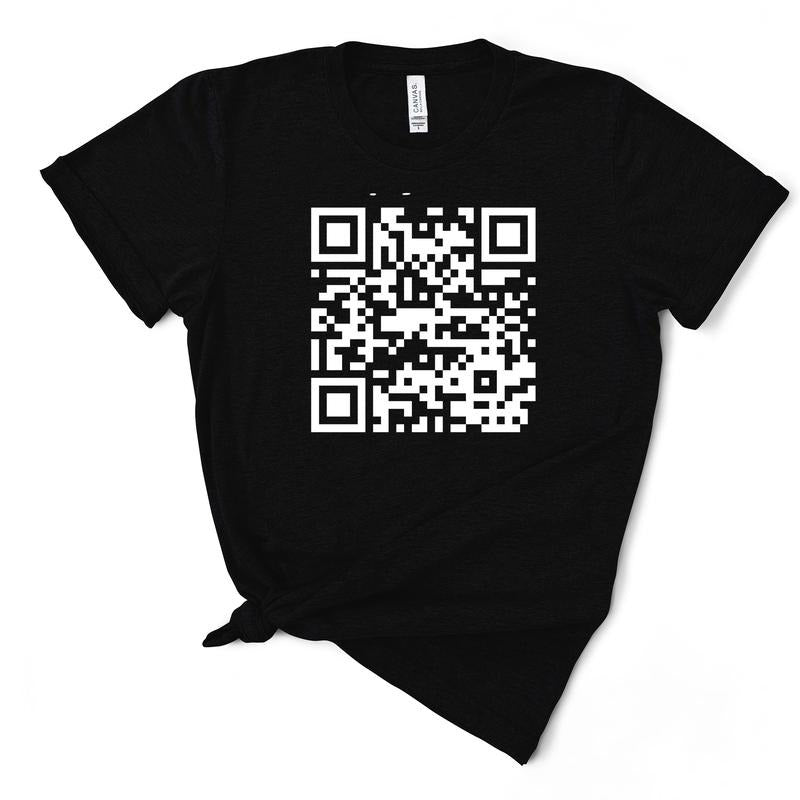 Funny Women's QR Code T-Shirt - Funny TShirt Hoodie Sweatshirt | PrintMintTees.com