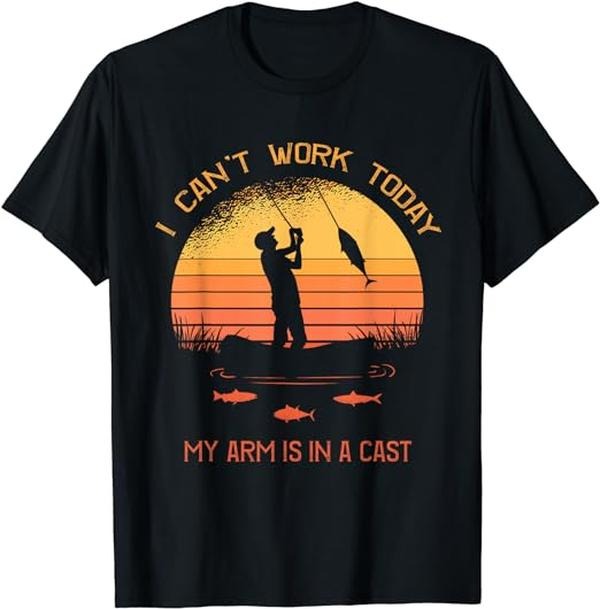 Funny Work Shirts Lucky Brand Child Funny Fishing Short Sleeve Menswear Casual Cotton Shirt Hoodie Sweatshirt
