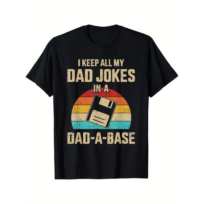 Funny dad jokes in dad-a-base vintage for father's day T-Shirt T-Shirt 220g 10000 Links made in usa Hoodie Sweatshirt