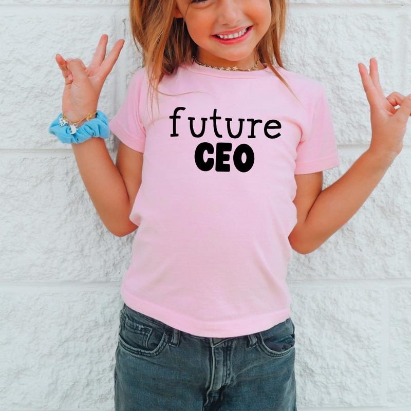Future CEO, Toddler T-Shirts & Baby Bodysuits, Graphic Infant Clothes, Cute Baby Shower Gift, Trendy Kids Apparel, Soft...