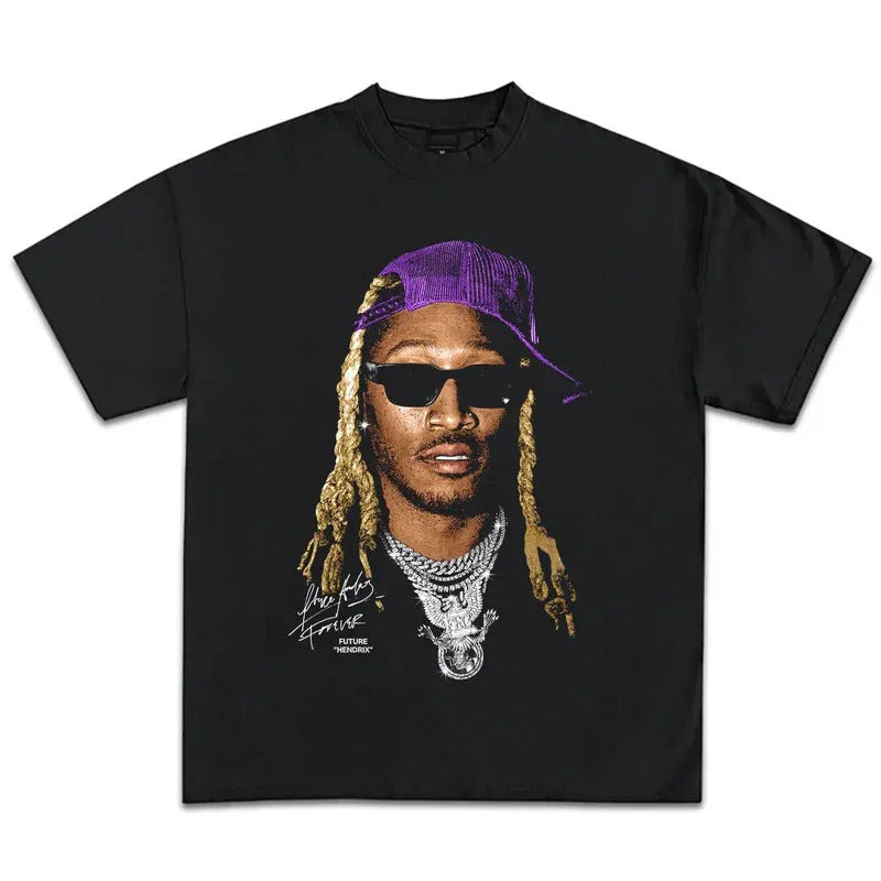 Future Hendrix Rapper Graphic T-Shirt 90s Vintage Bootleg Rap Hip Hop Metro Boomin Merch Men Women Menswear...