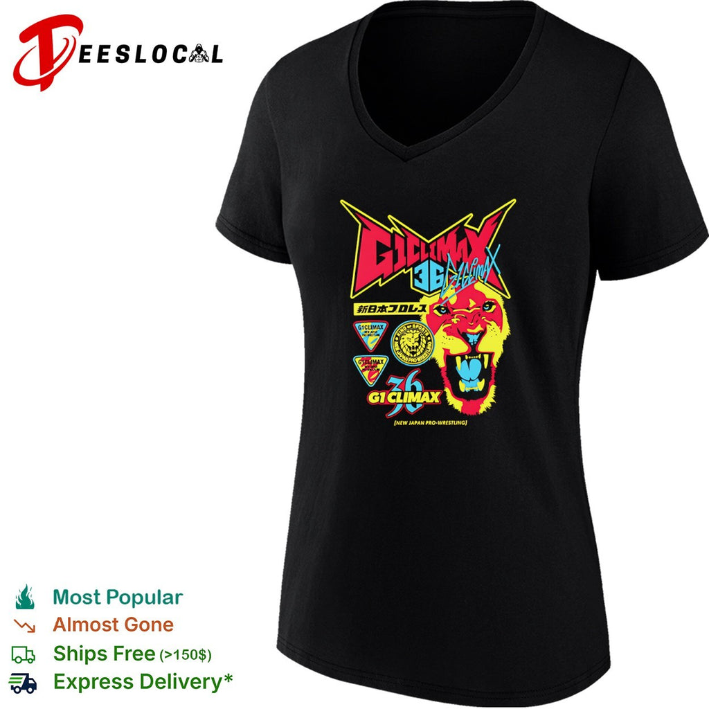 G1 Climax 36 New Japan Pro Wrestling King of Sports Lion shirt