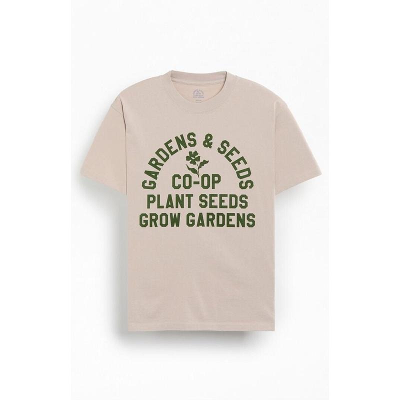 GARDENS & SEEDS Men's Co-Op Statement T-Shirt - Multicolor Hoodie Sweatshirt | PrintMintTees.com