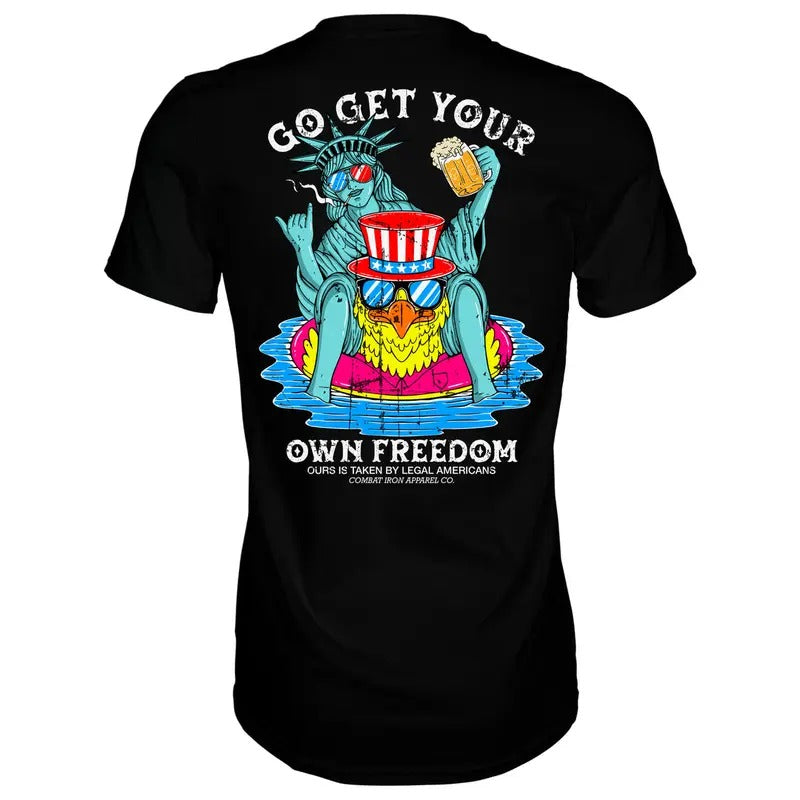 GET YOUR OWN FREEDOM MEN'S T-SHIRTstyle{n002}2 Shirt Hoodie Sweatshirt | PrintMintTees.com