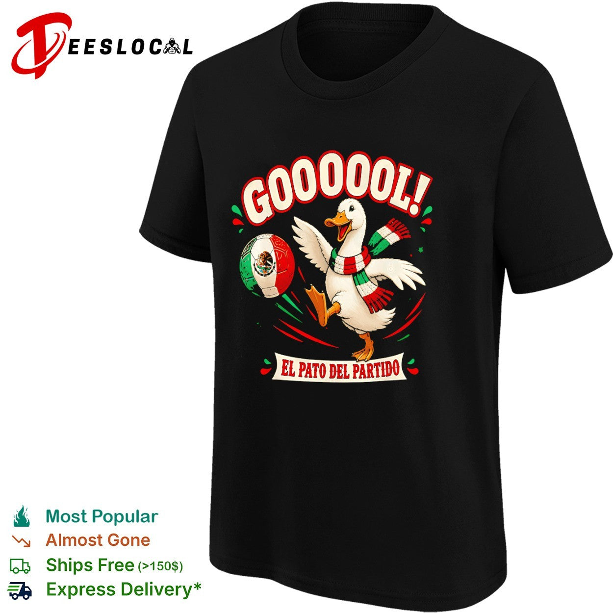 GOOOOOL El Pato del Partido Mexico Soccer Duck Shirt