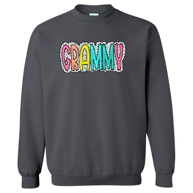 GRAMMY Neon Spotted Sweatshirt T-Shirts, Hoodie | PrintMintTees.com
