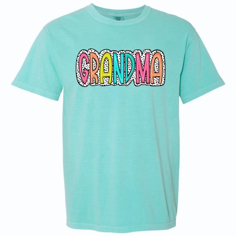 GRANDMA Neon Spotted Comfort Colors T-Shirt *NLB* Hoodie Sweatshirt | PrintMintTees.com
