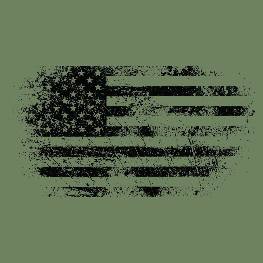 Vintage American Hoodie - Military Green