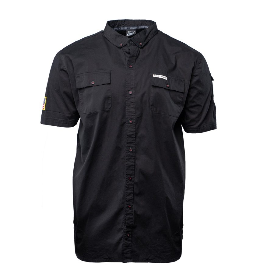 Men's Garage Button Down - Black