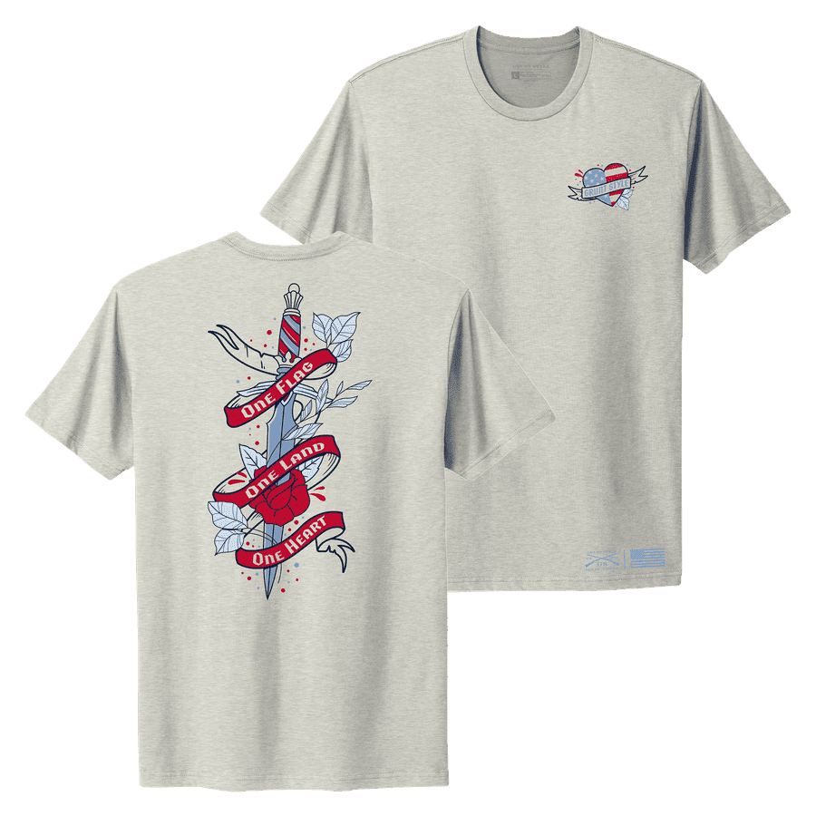 Women's One Flag Boyfriend Fit T-Shirt - Sand