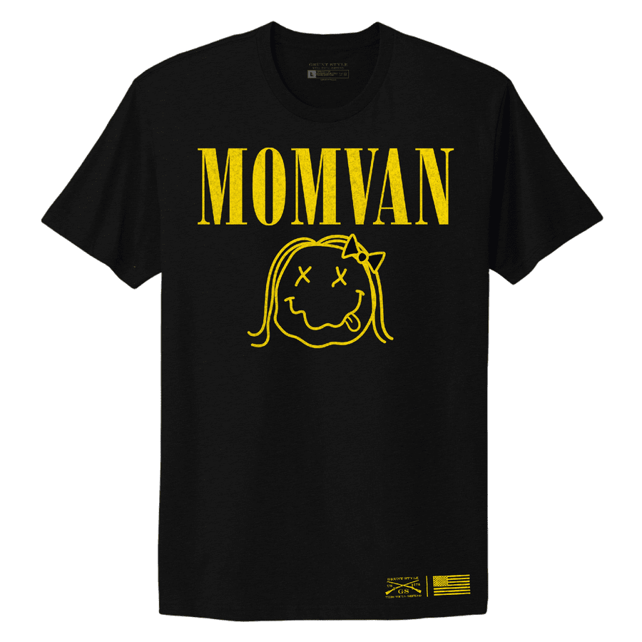 Women's MomVan Boyfriend Fit T-Shirt - Black