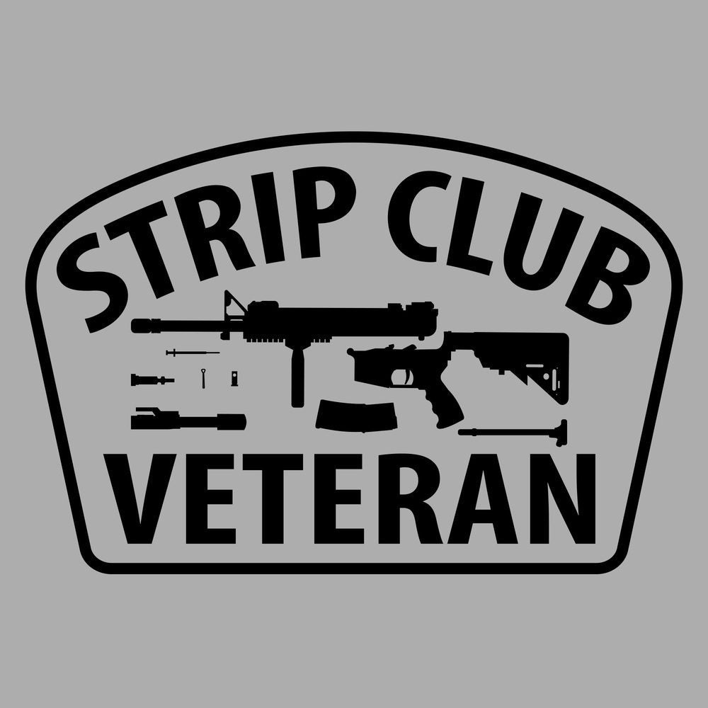 Strip Club Veteran Hoodie - Sport Gray