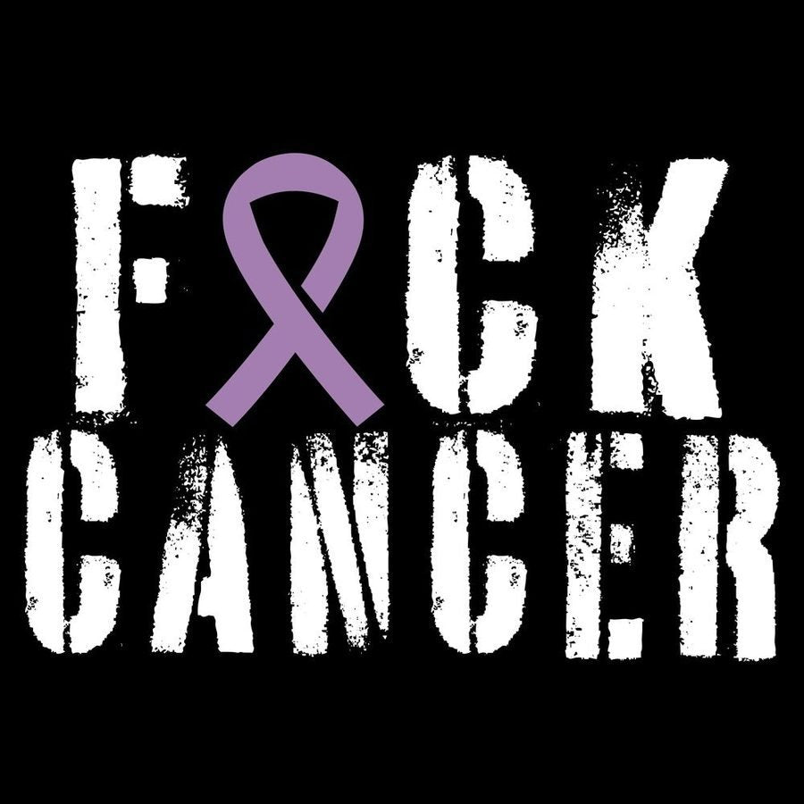 F*ck Cancer Full-Zip Hoodie - Black