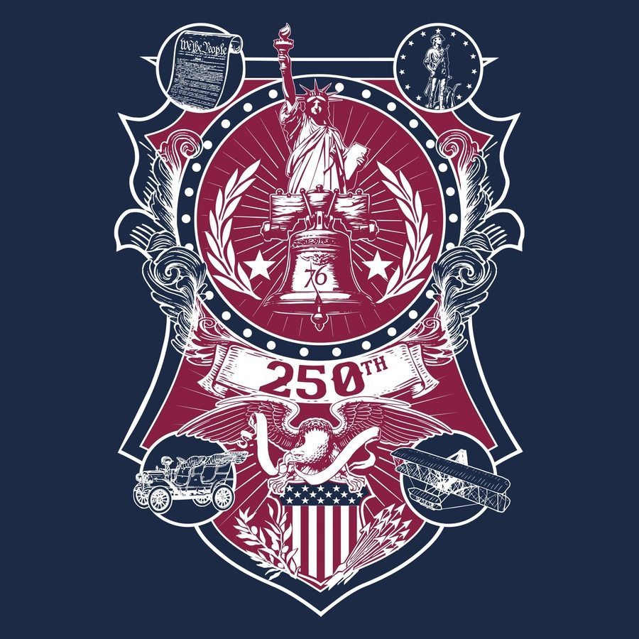 250th Commemorative Long Sleeve - Navy