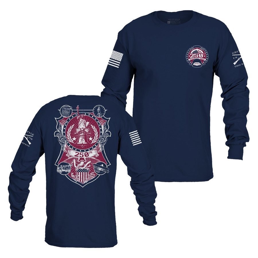 250th Commemorative Long Sleeve - Navy