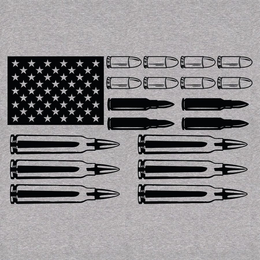 Ammo Flag T-Shirt - Dark Heather Gray