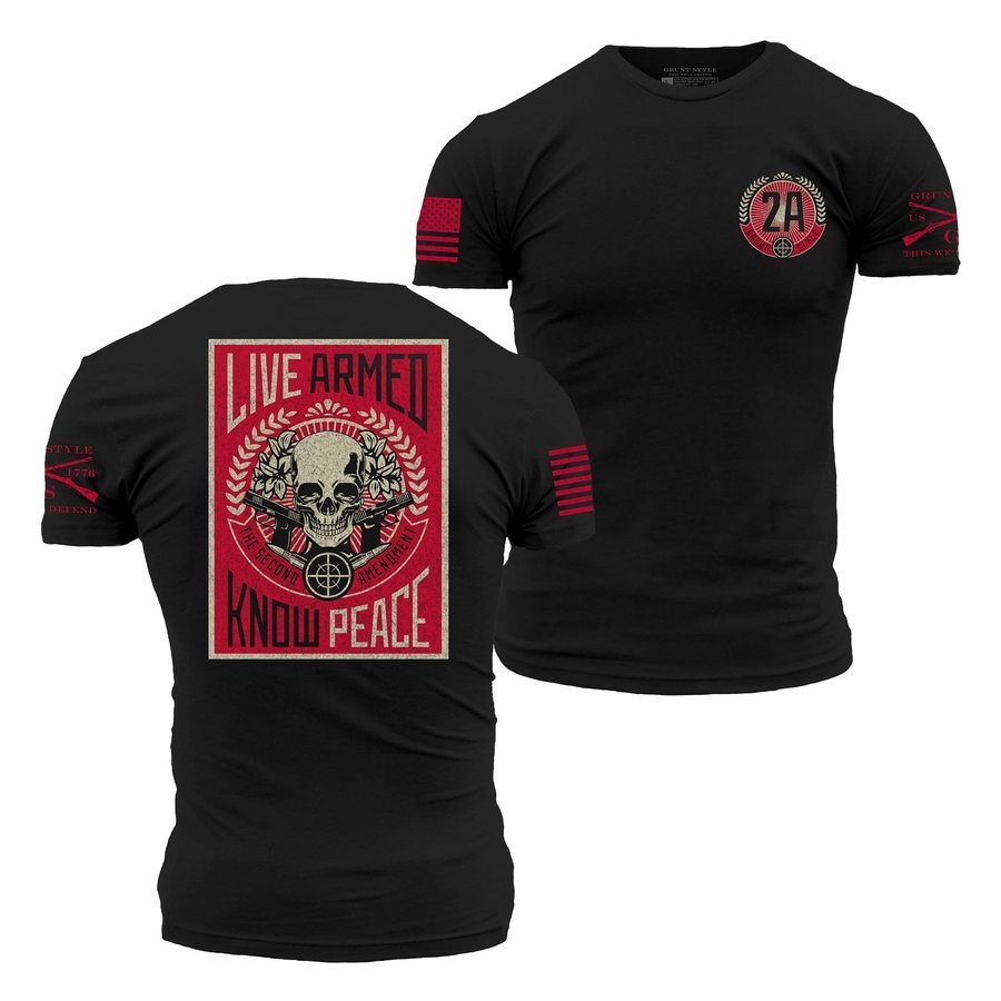 Live Armed T-Shirt - Black