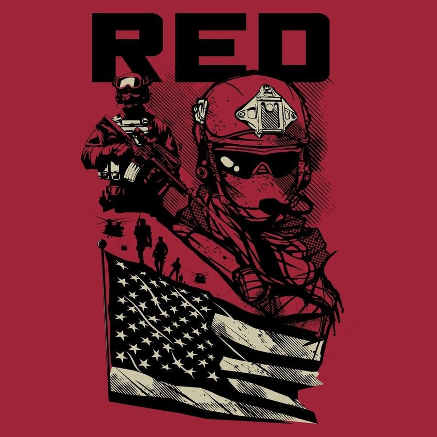 Women's Mission RED Boyfriend Fit T-Shirt - Red