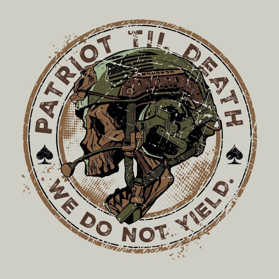 Patriot Seal T-Shirt - Sand