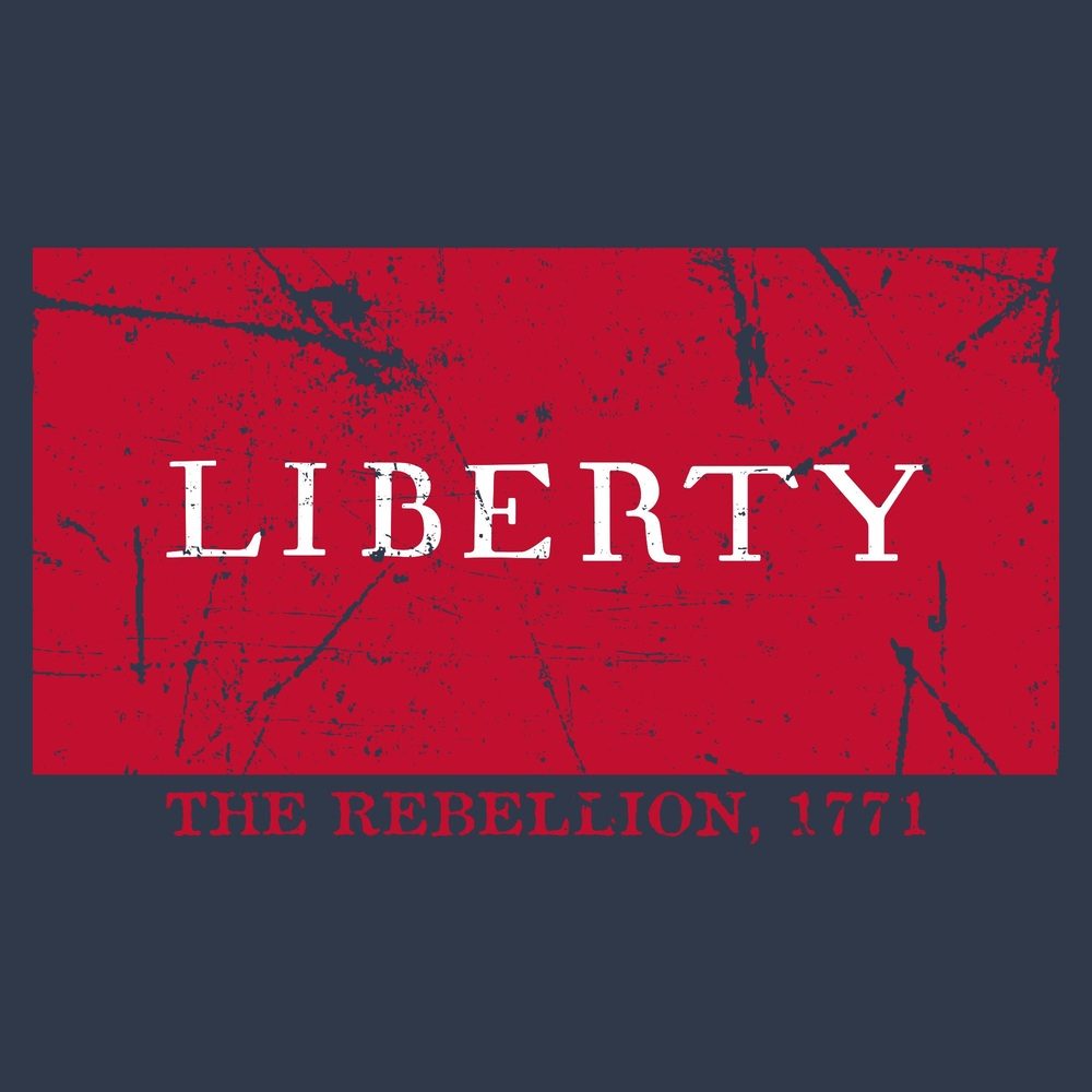 Liberty 1771 Flag T-Shirt - Midnight Navy