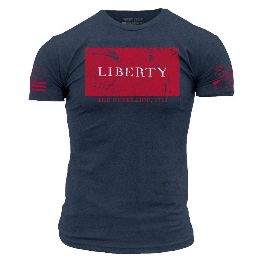 Liberty 1771 Flag T-Shirt - Midnight Navy