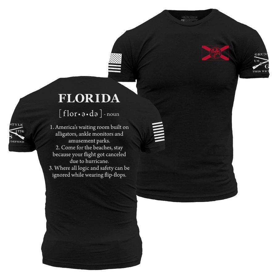 Florida Defined T-Shirt - Black