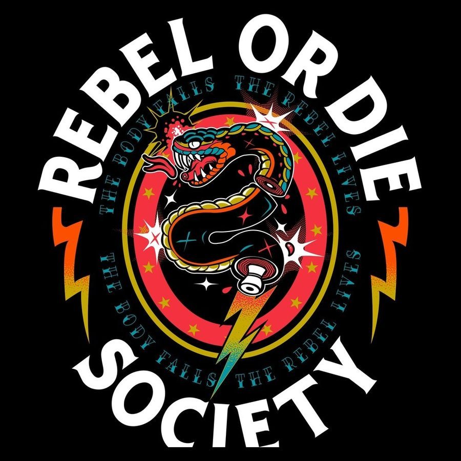 Rebel Or Die T-Shirt - Black