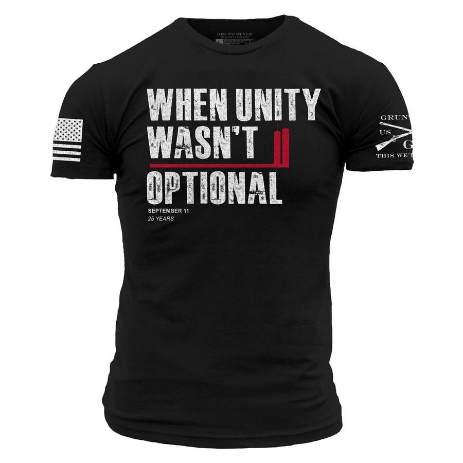 Unity Wasn't Optional T-Shirt - Black
