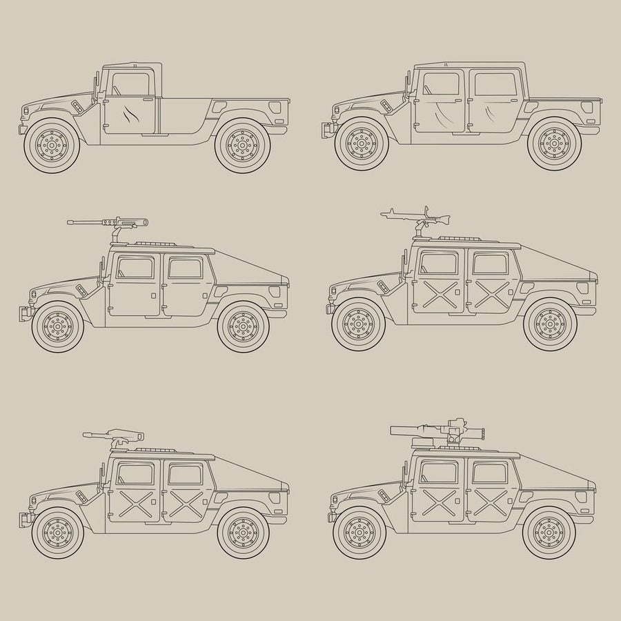 War Machine Hoodie - Sand