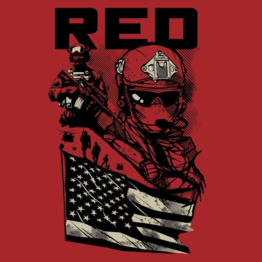 Women's Mission RED Slim Fit T-Shirt - Red
