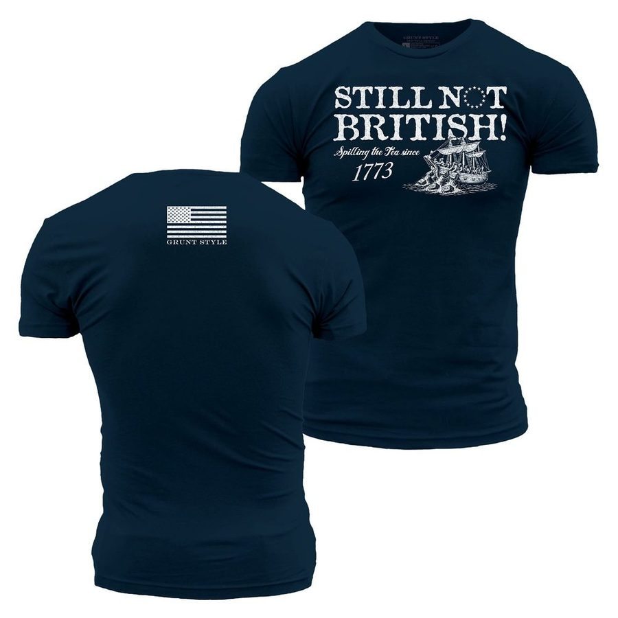 Still Not British T-Shirt - Midnight Navy