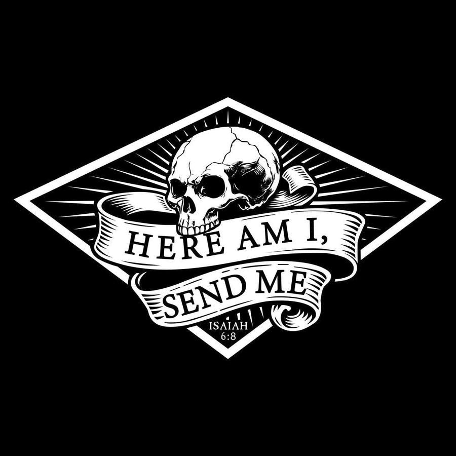 Women's Send Me Boyfriend Fit T-Shirt - Black