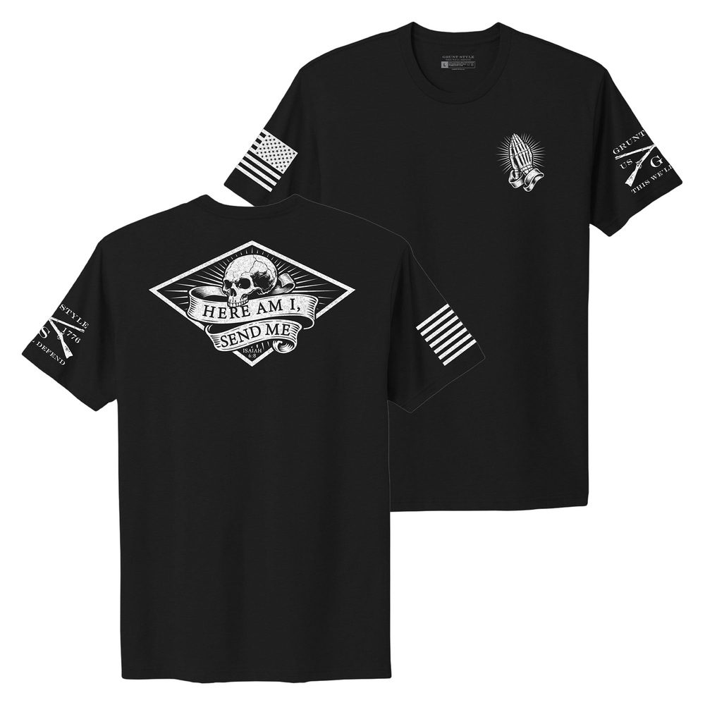 Women's Send Me Boyfriend Fit T-Shirt - Black