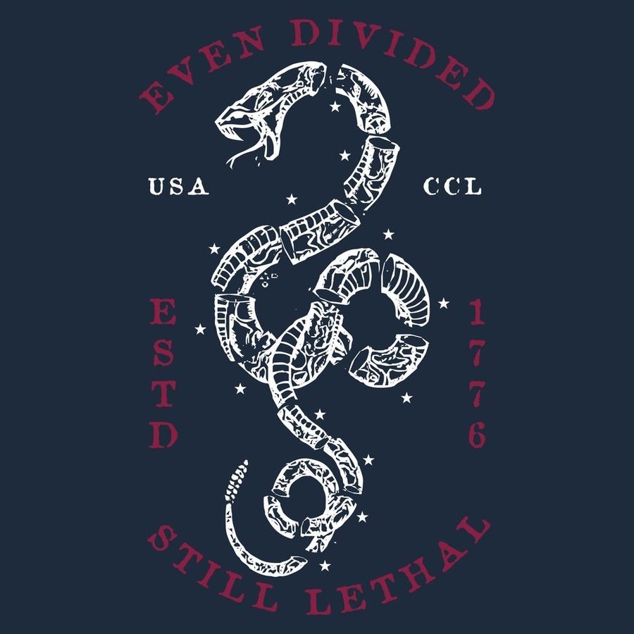 Women's Even Divided Boyfriend Fit T-Shirt - Midnight Navy