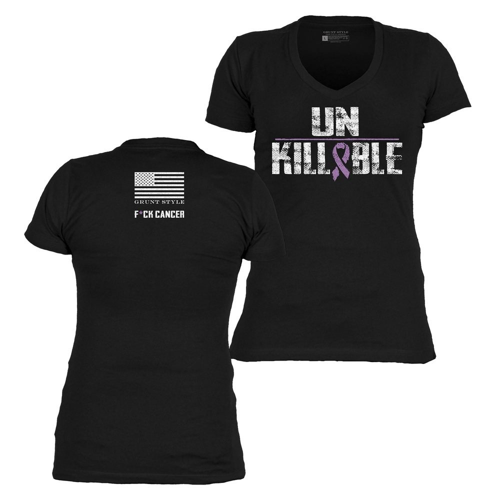 Women's Unkillable V-Neck - Black