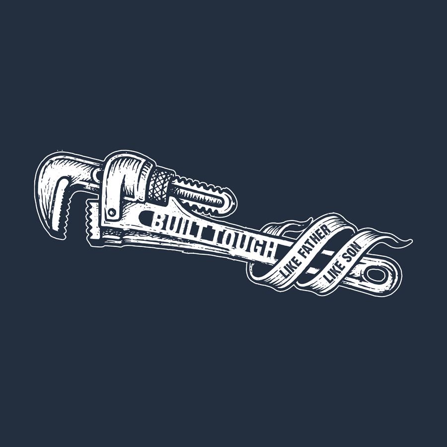 Like Father, Like Son T-Shirt - Midnight Navy