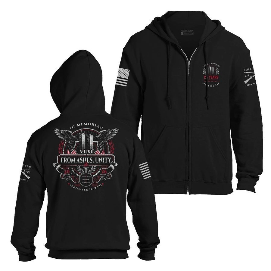 From Ashes Full-Zip Hoodie - Black