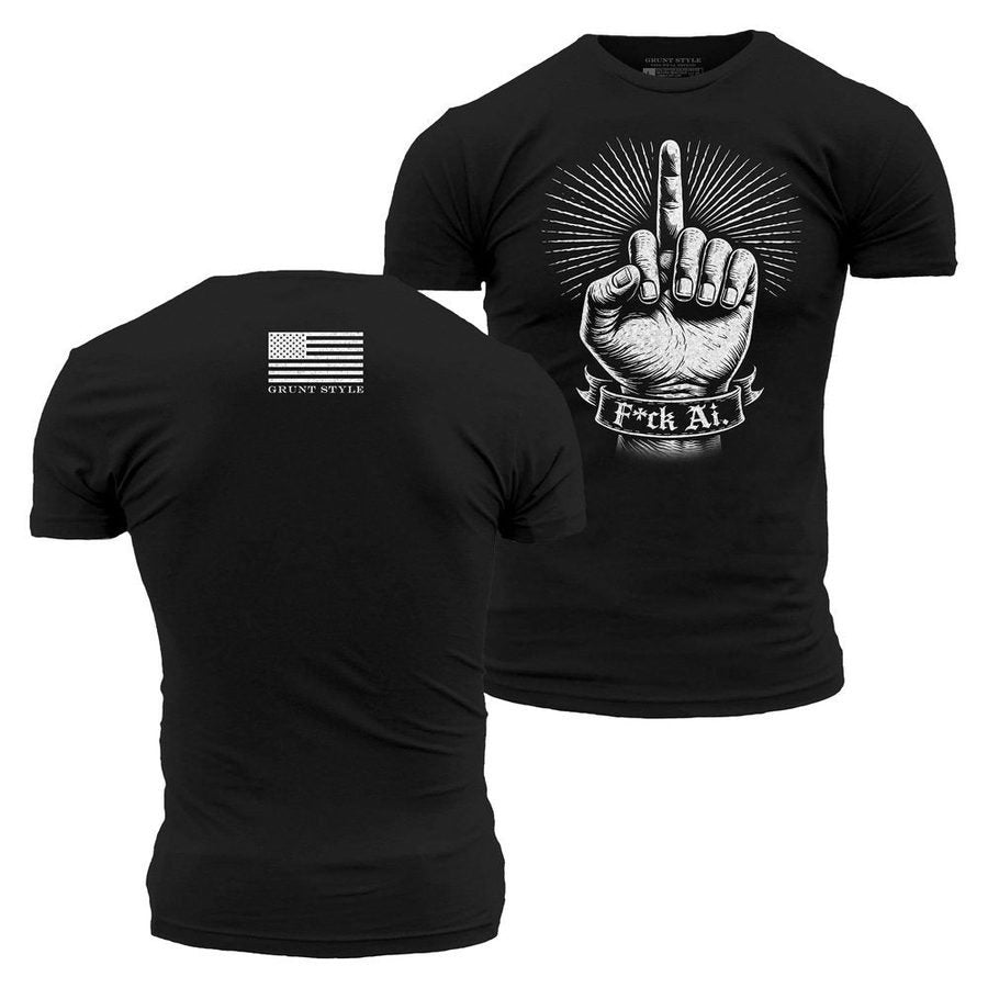 F*ck AI T-Shirt - Black