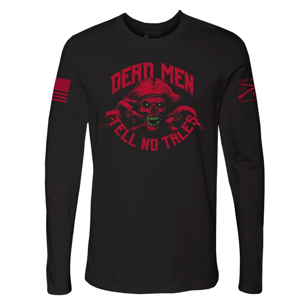Dead Men Tell No Tales Long Sleeve - Black