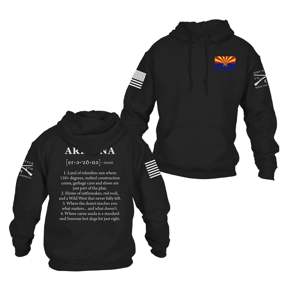 Arizona Defined Hoodie - Black