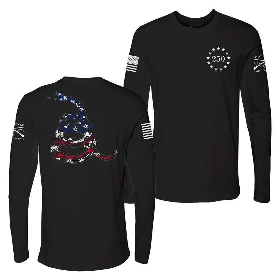 Freedom Gadsden Long Sleeve - Black