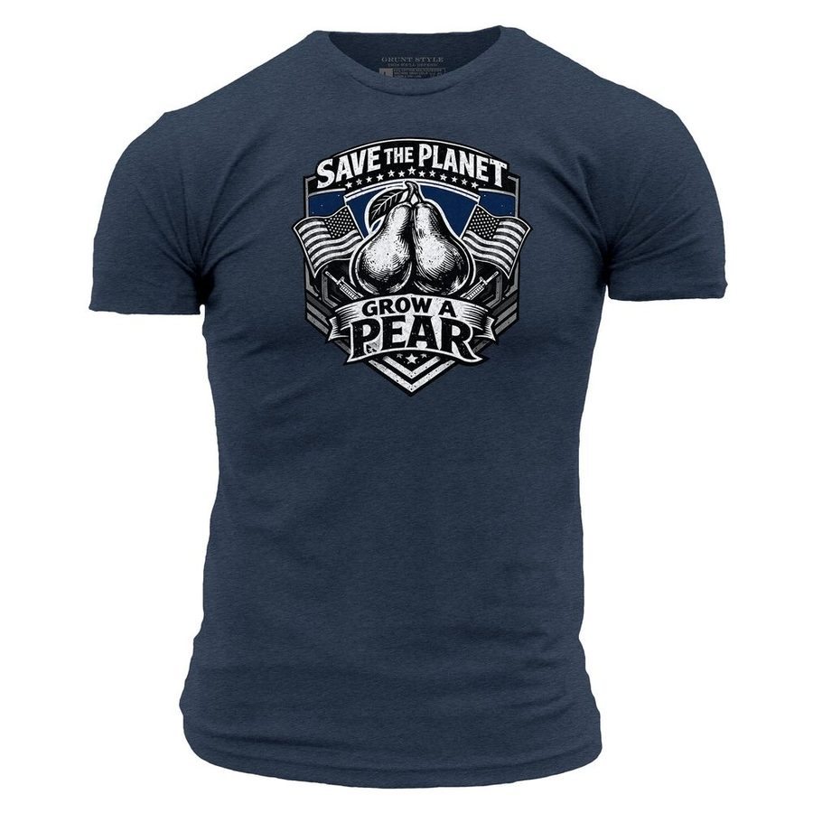 Grow A Pear T-Shirt - Midnight Navy