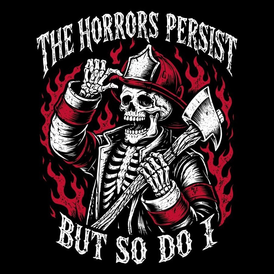The Horrors Persist T-Shirt - Black
