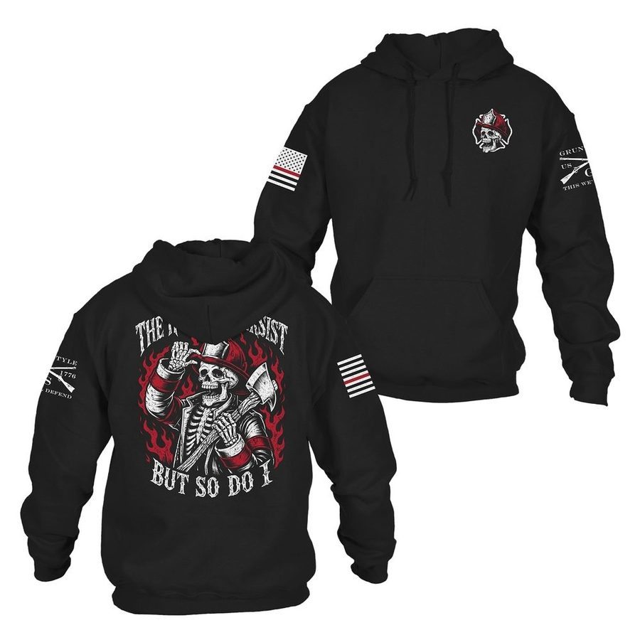 The Horrors Persist Hoodie - Black