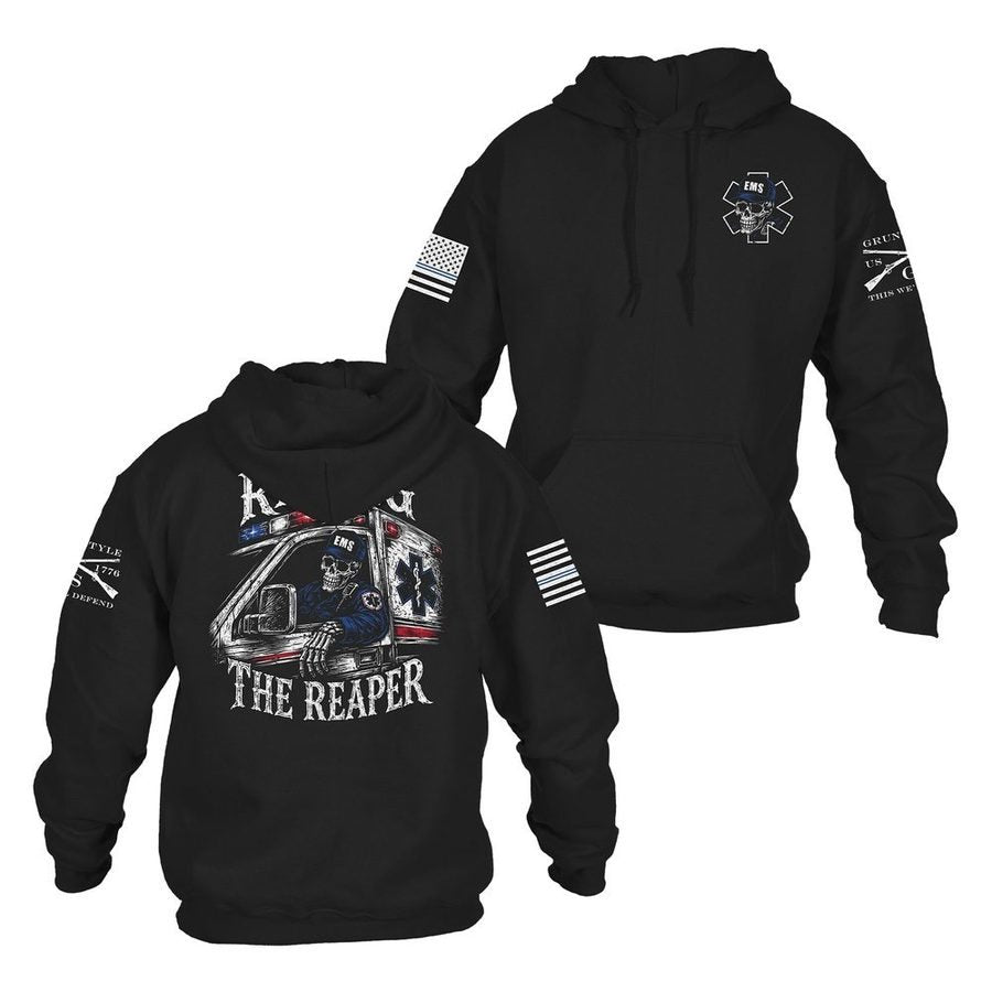 Racing The Reaper Hoodie - Black