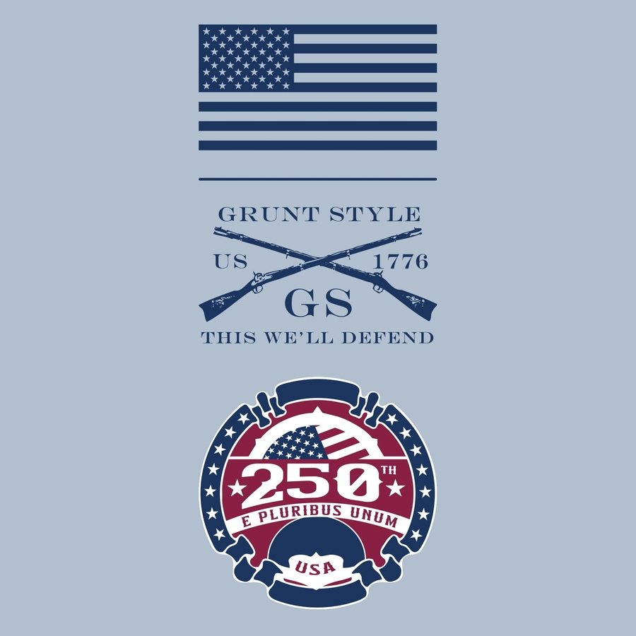 Women's 250th Commemorative Flowy Tank - Stonewash Denim
