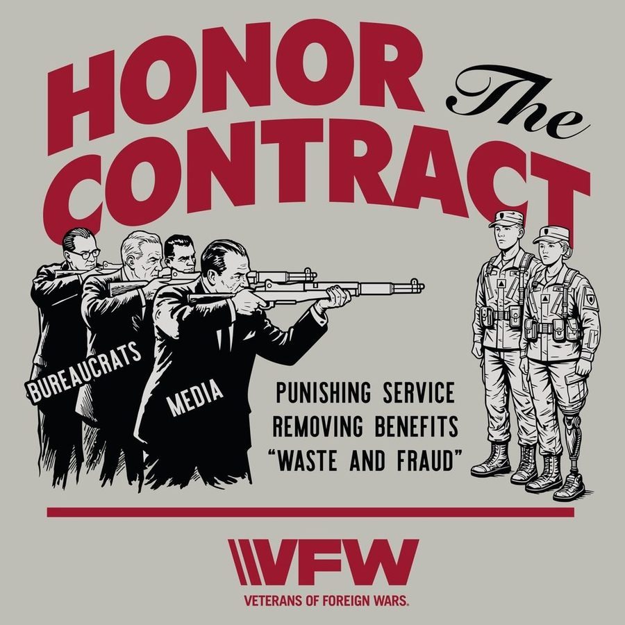 VFW - Honor The Contract 2.0 T-Shirt - Sand