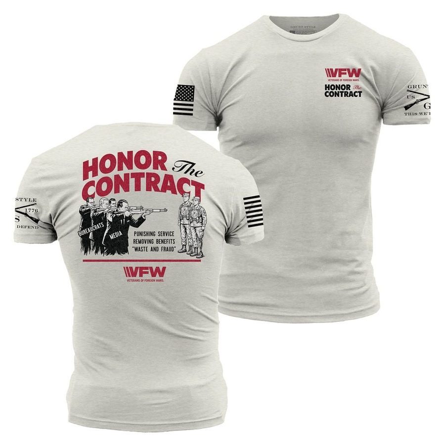 VFW - Honor The Contract 2.0 T-Shirt - Sand