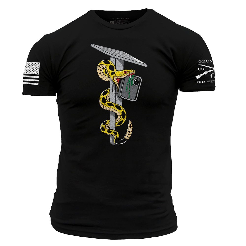 Don't Tread Flock T-Shirt - Black