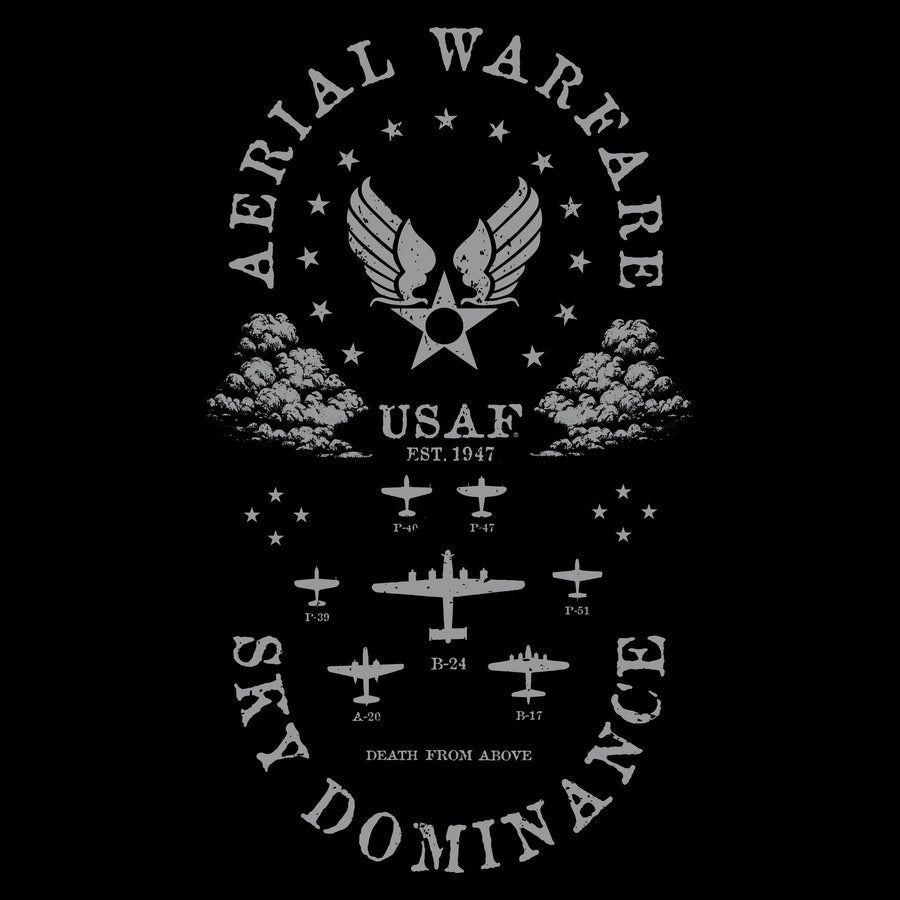 USAF™ - Aerial Warfare T-Shirt - Black